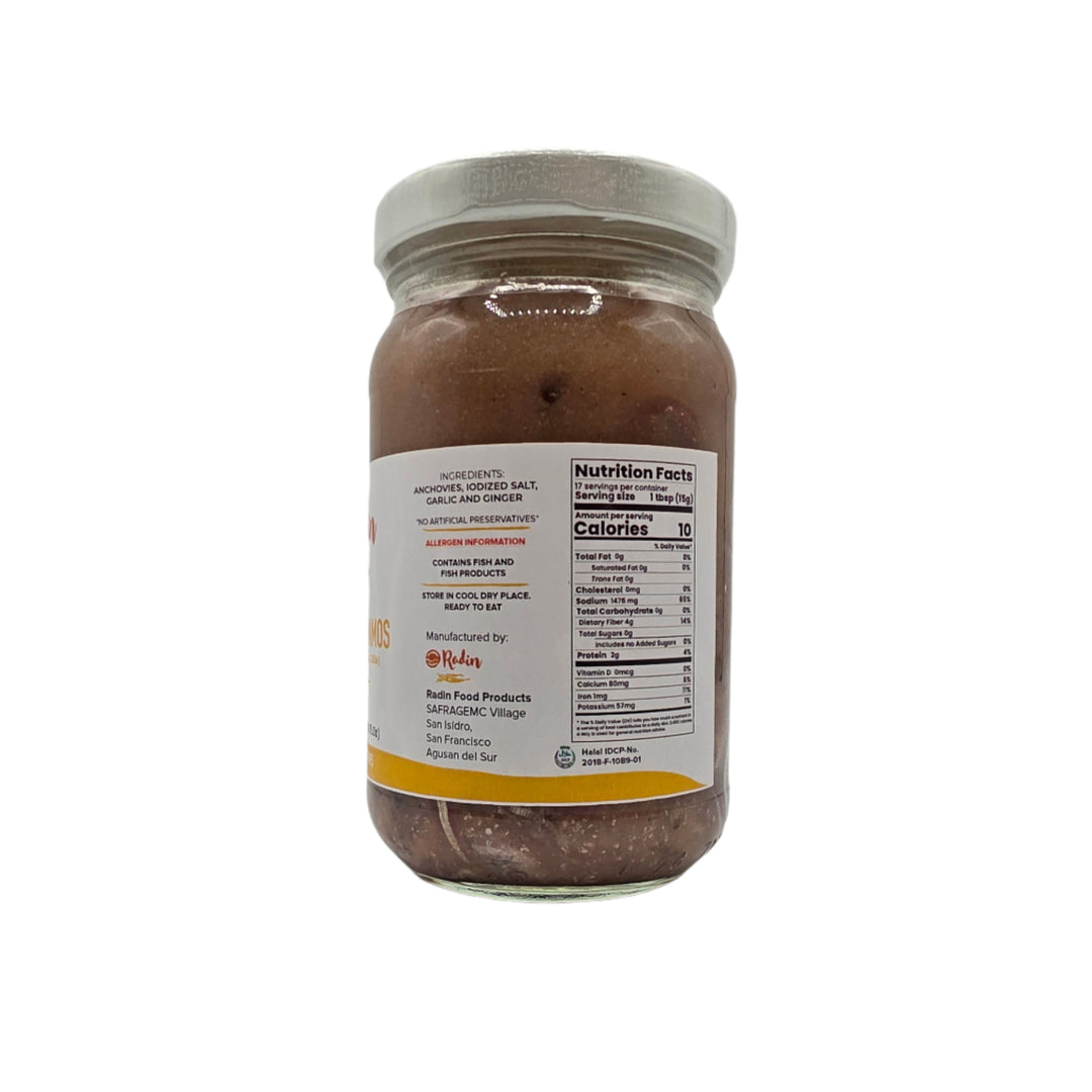 Radin Special Guinamos Classic Salt Fermented Anchovies (Dilis) - 250ml