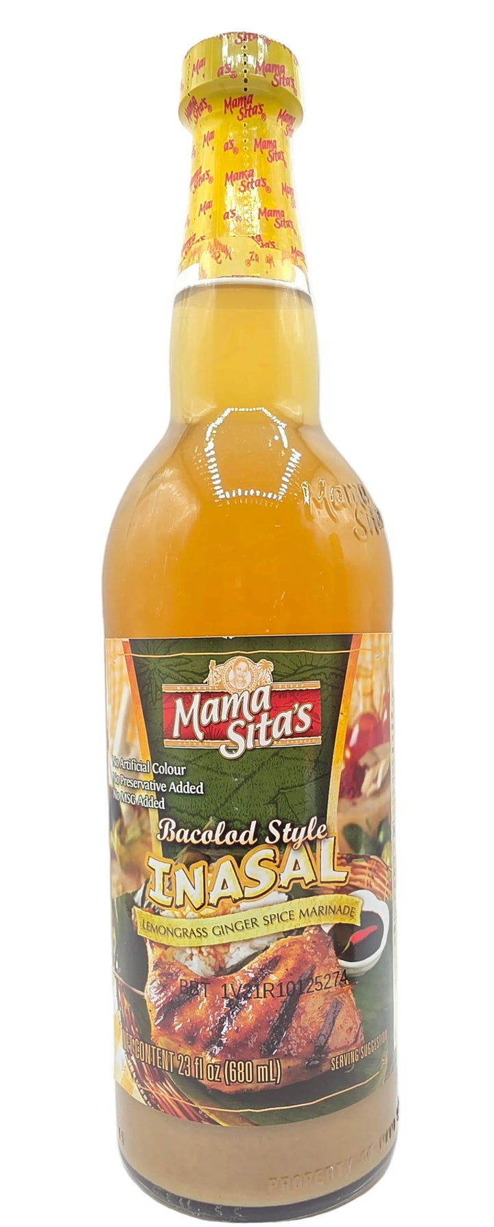 Mama Sita's Bacolod Style Inasal Marinade Lemongrass Ginger Spice Marinade - 23 oz