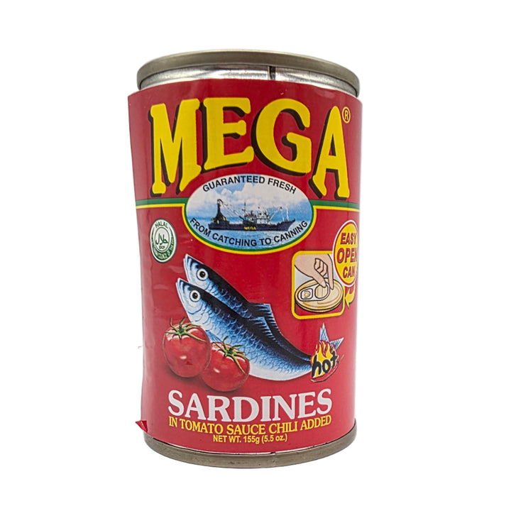 Mega Sardines in Tomato Sauce Chili Added (SPICY)  - 5.5oz