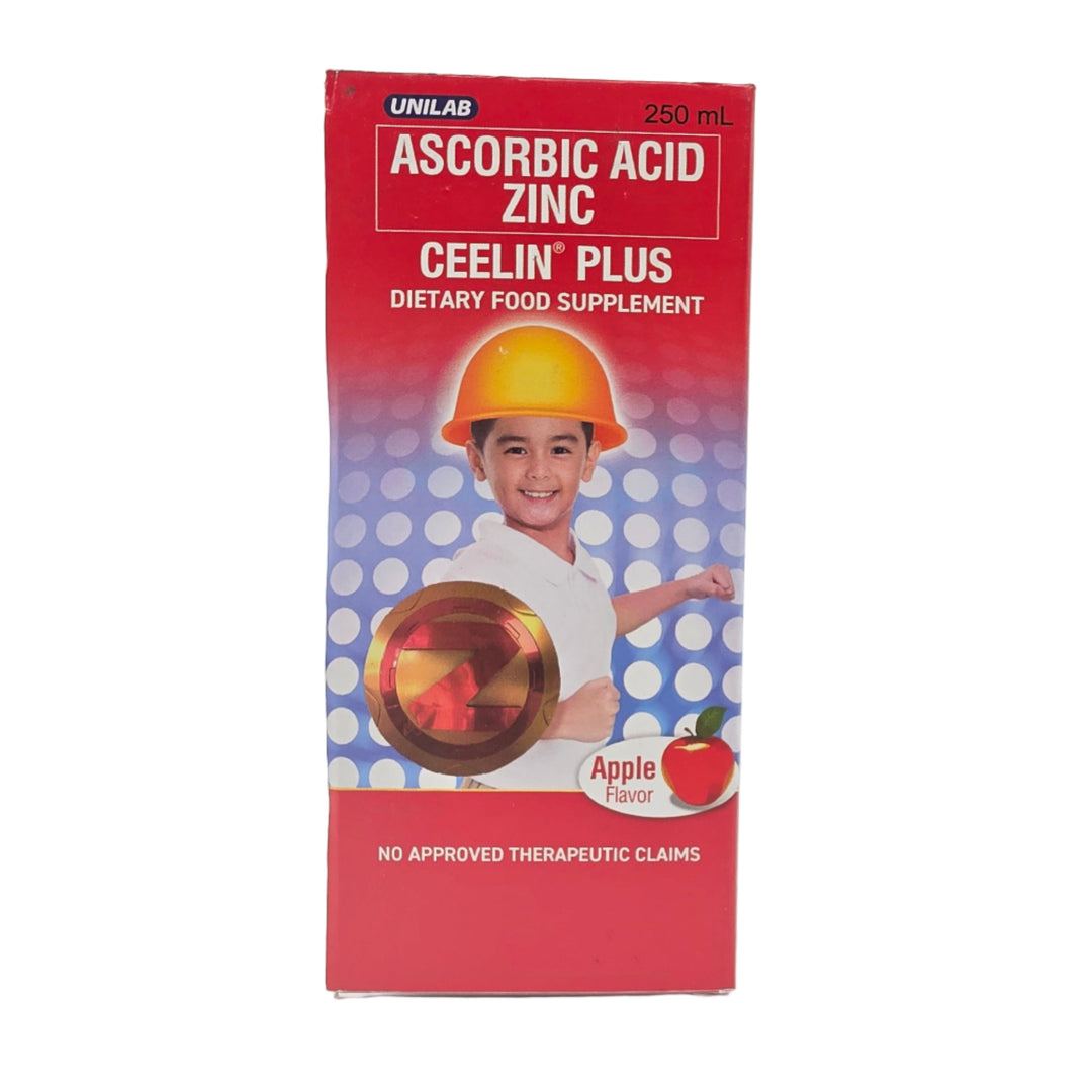 Ceelin Plus Ascorbic Acid wih Zinc Syrup - 250mL