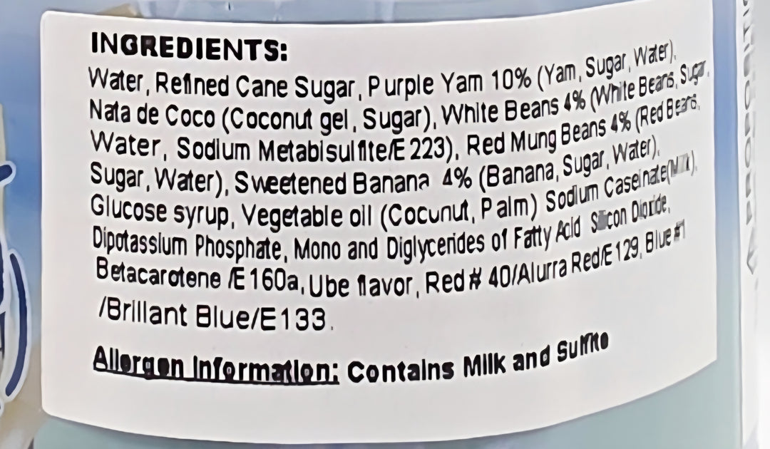 Buenas Creamy Ube Fruit & Mix Beans Halo-Halo - 12oz