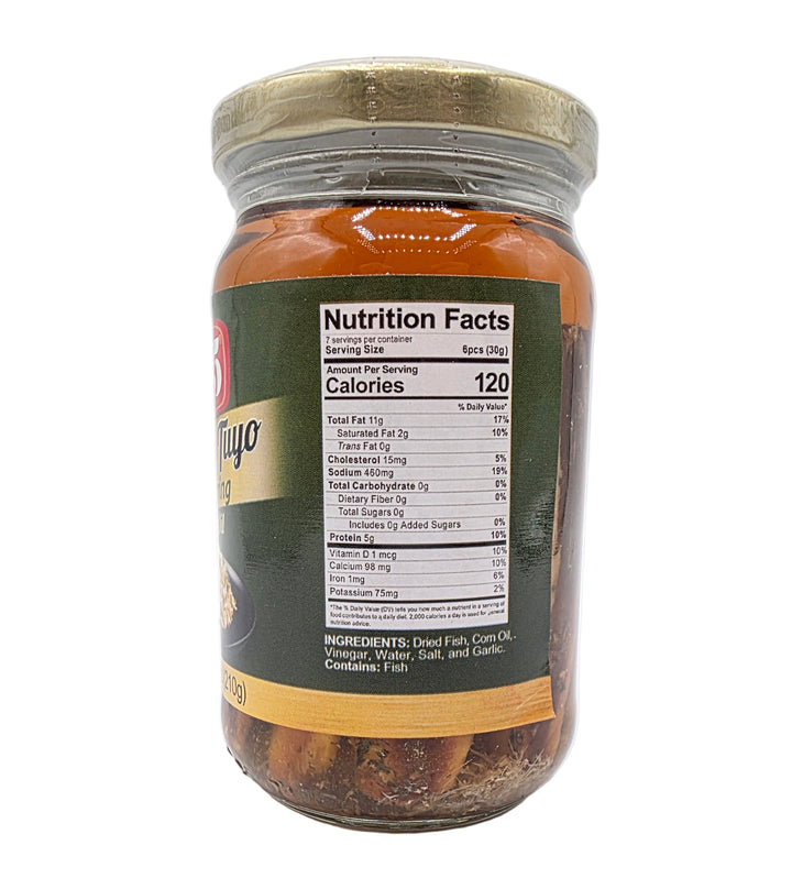 555 Gourmet Tuyo Dried Herring in Oil - 7.4oz