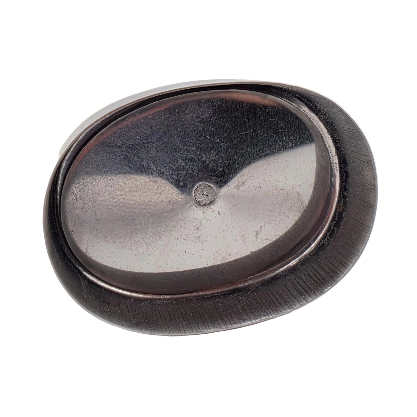 Oval Mamon Molder on White Background