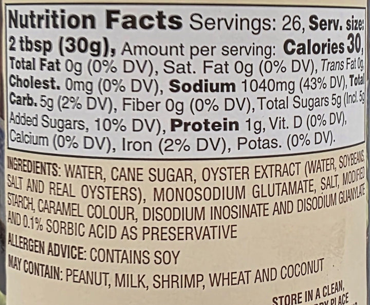 Mama Sita's Oyster Sauce BIG - 27oz