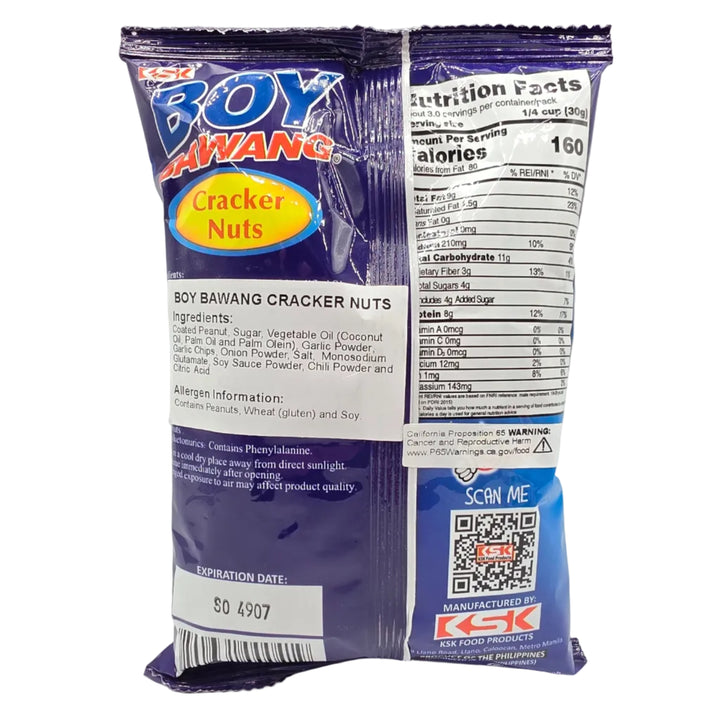 Packaged snack with visible branding on a white background