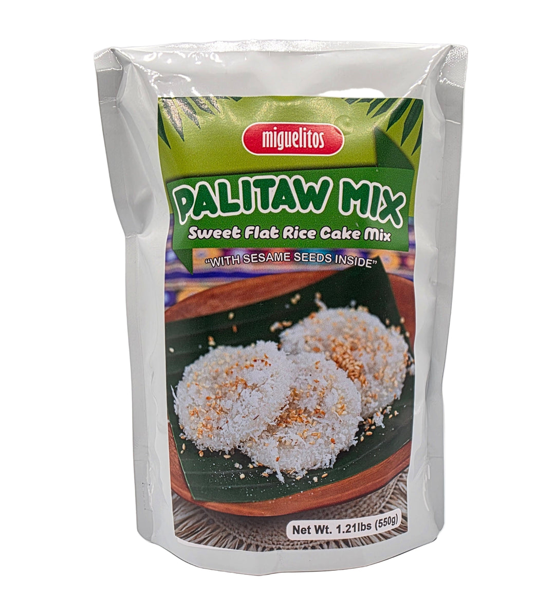 Miguelitos Powdered Palitaw Mix Swee Flat Rice Cake - 550g