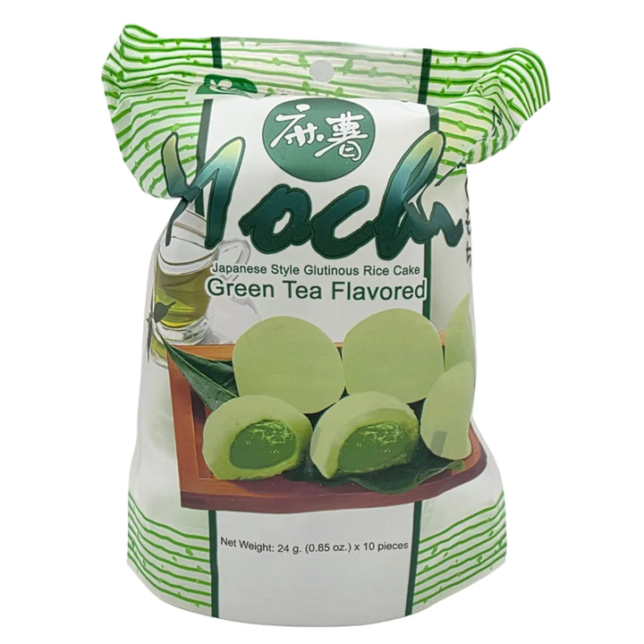 Regent Mochi Japanese Style Glutinous Rice Cake Green Tea Flavored (10pcs) - 40g