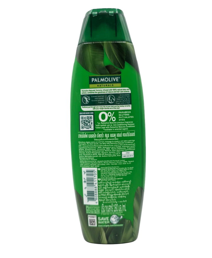 Palmolive Naturals Ultra Smooth Aloe Vera Shampoo + Conditionern (GREEN) - 180mL