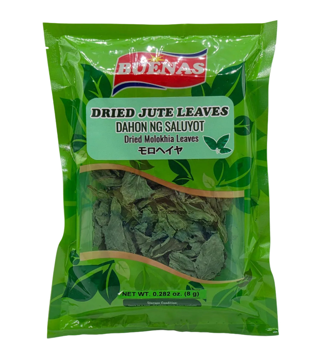 Buenas Dried Jute Leaves Dahon ng Saluyot - 8g