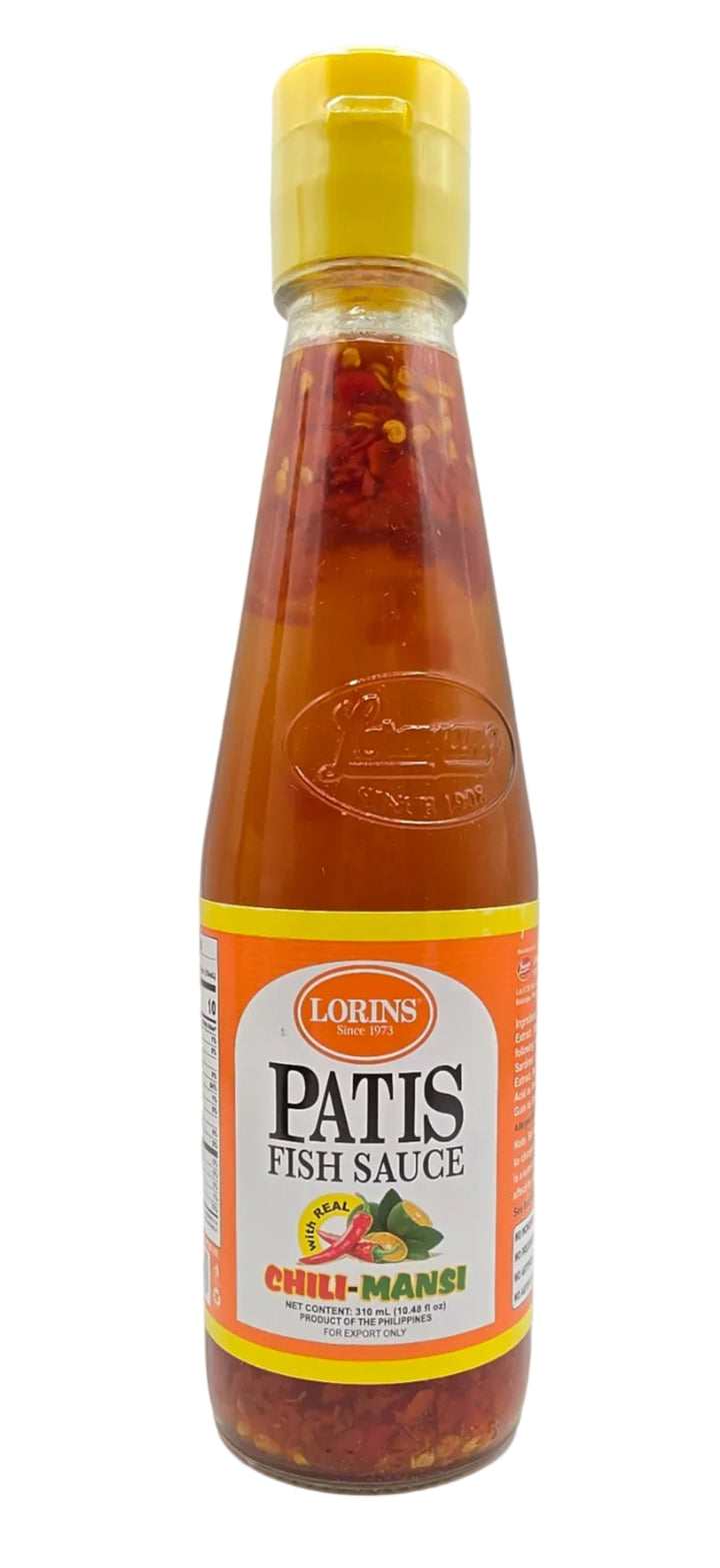Bottle of Patis Fersaucé on a white background