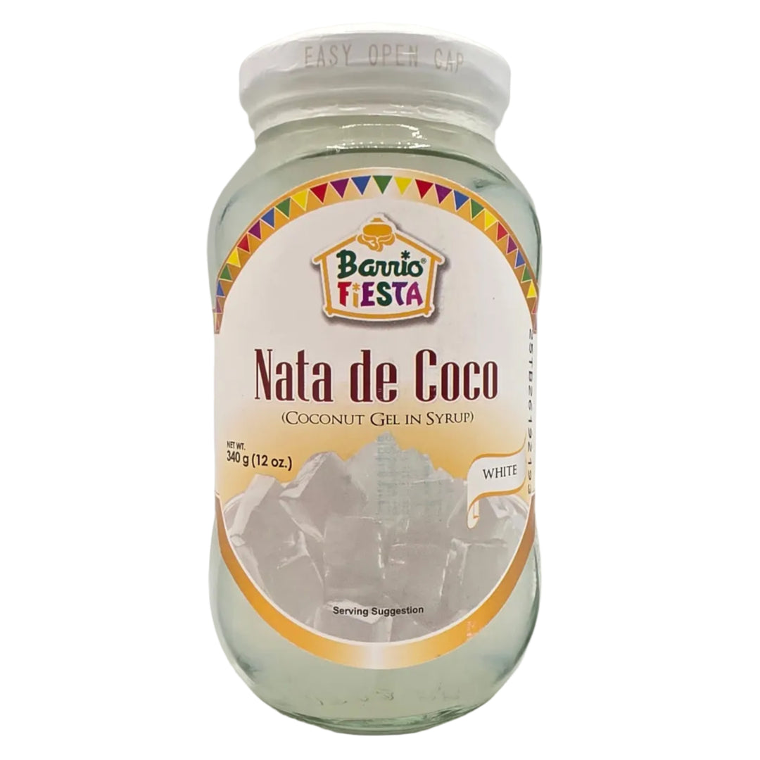 Barrio Fiesta Nata de Coco (Coconut Gel in Syrup) White - 12oz