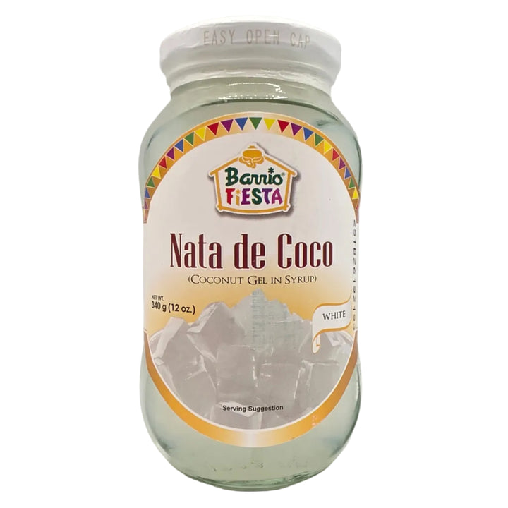 Barrio Fiesta Nata de Coco (Coconut Gel in Syrup) White - 12oz