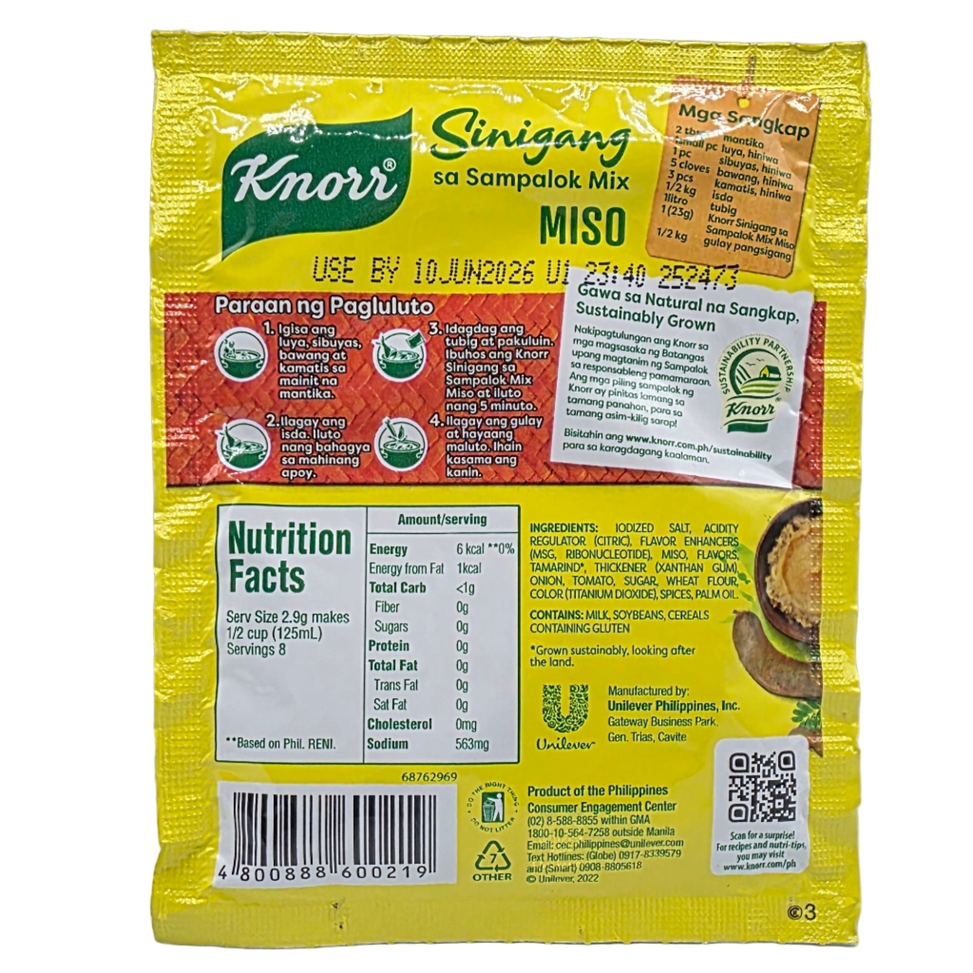 Knorr Sinigang Sa Sampalok Mix Miso - 23g – Lili Mart