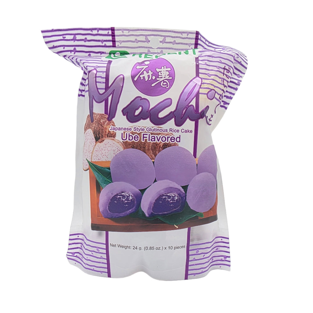 Regent Mochi Japanese Style Glutinous Rice Cake Ube Flavored (10pcs) - 40g