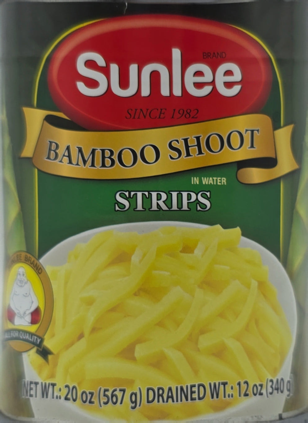 Sunlee Bamboo Shoot in Water Strips - 20oz