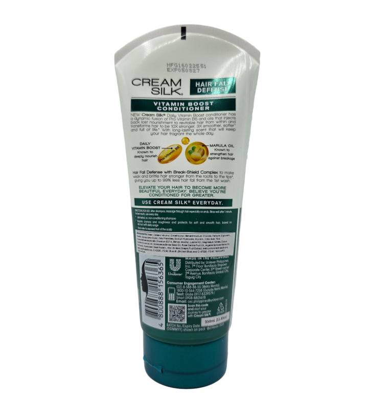 Cream Silk Hair Fall Defense Vitamin Boost Conditioner (Green)