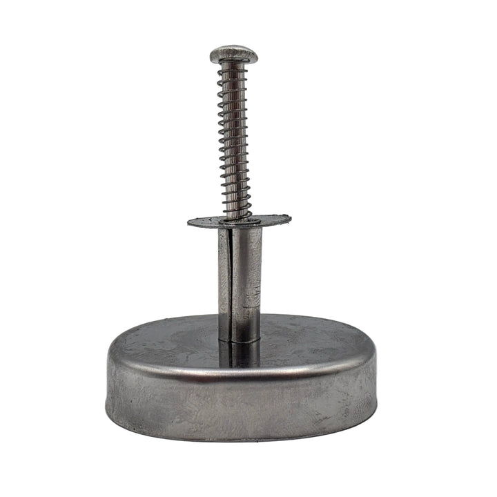 Stainless oval mamon molder on white background