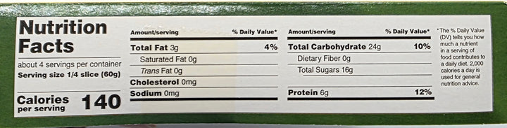 Ferino's Bibingka Rice Cake Cheddar & White Cheese Toppings - 250g