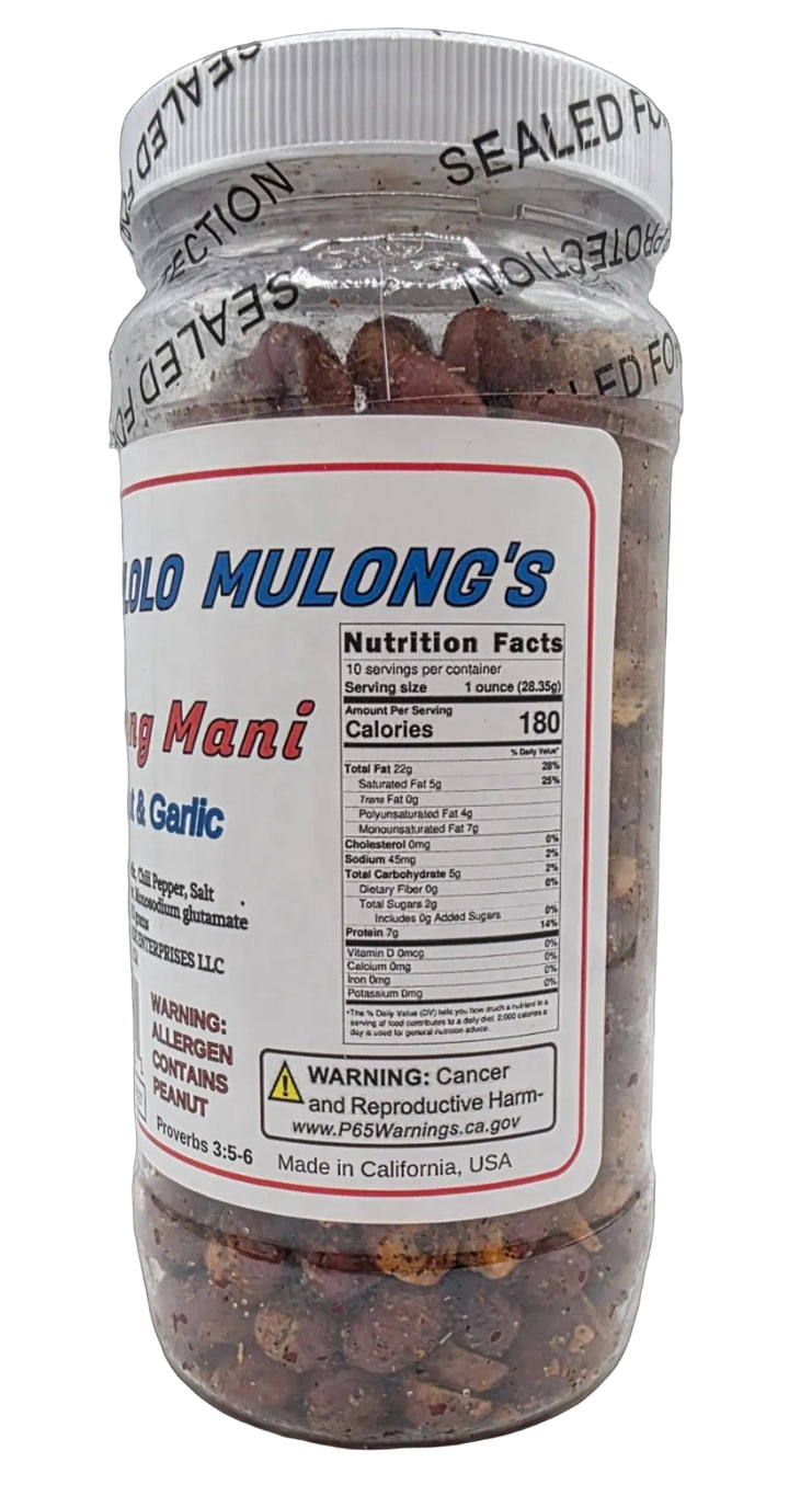 Lolo Mulong's Spicy Adobong Mani - 10oz
