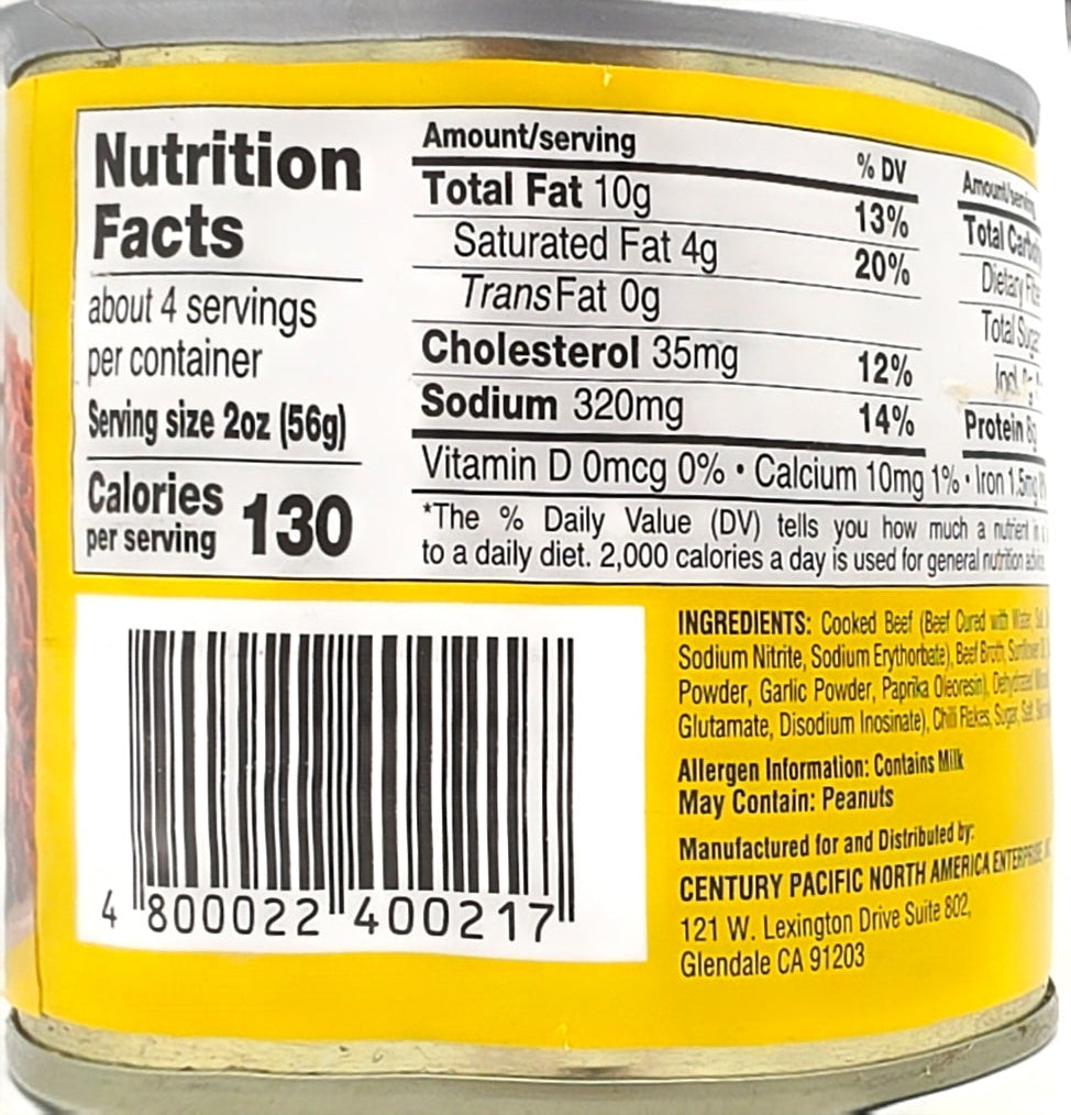 Argentina Brand Corned Beef Chili Garlic - 8.8oz