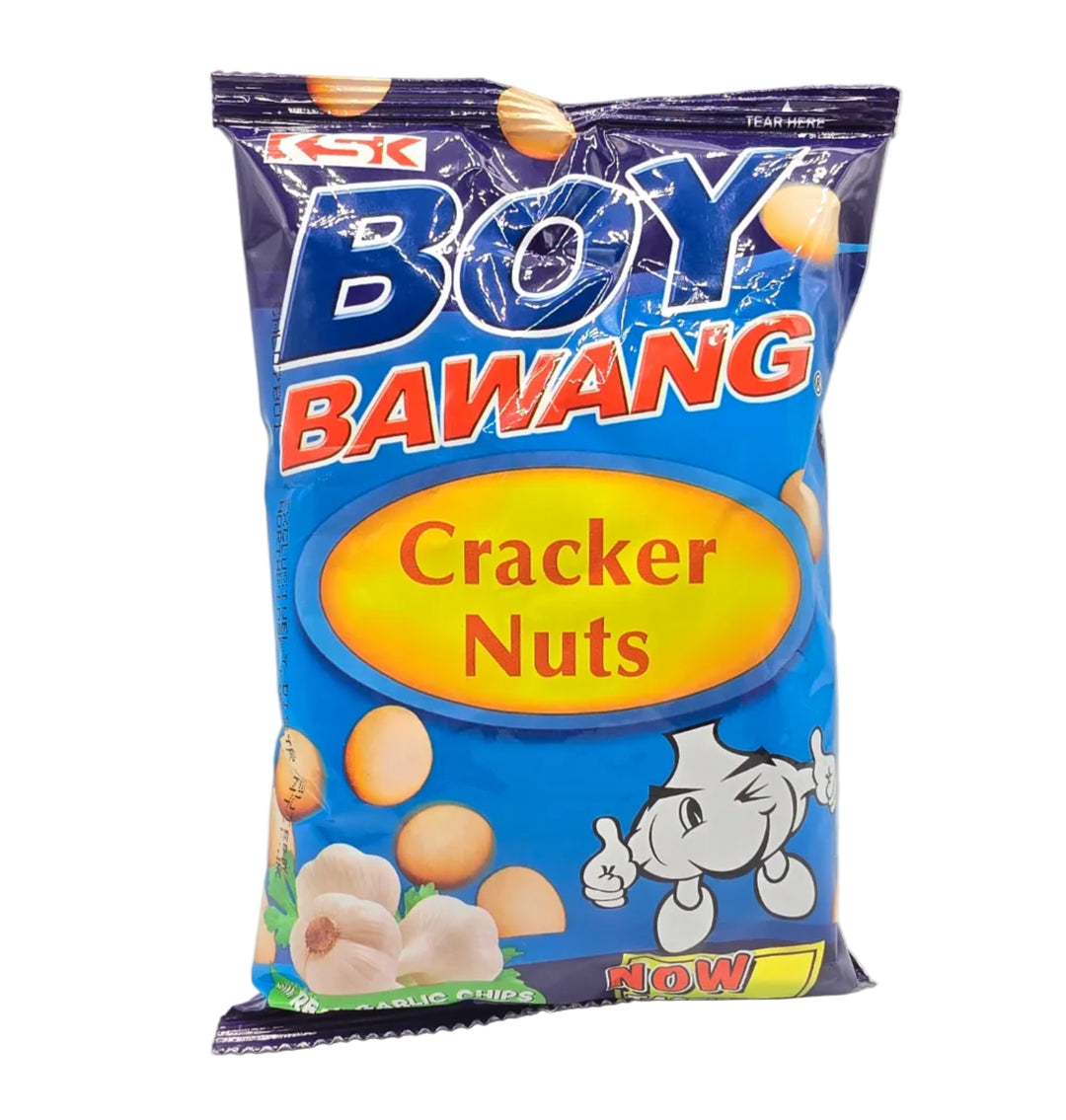 Boy Bawang Cracker Nuts w/ Real Garlic Chips - 100g