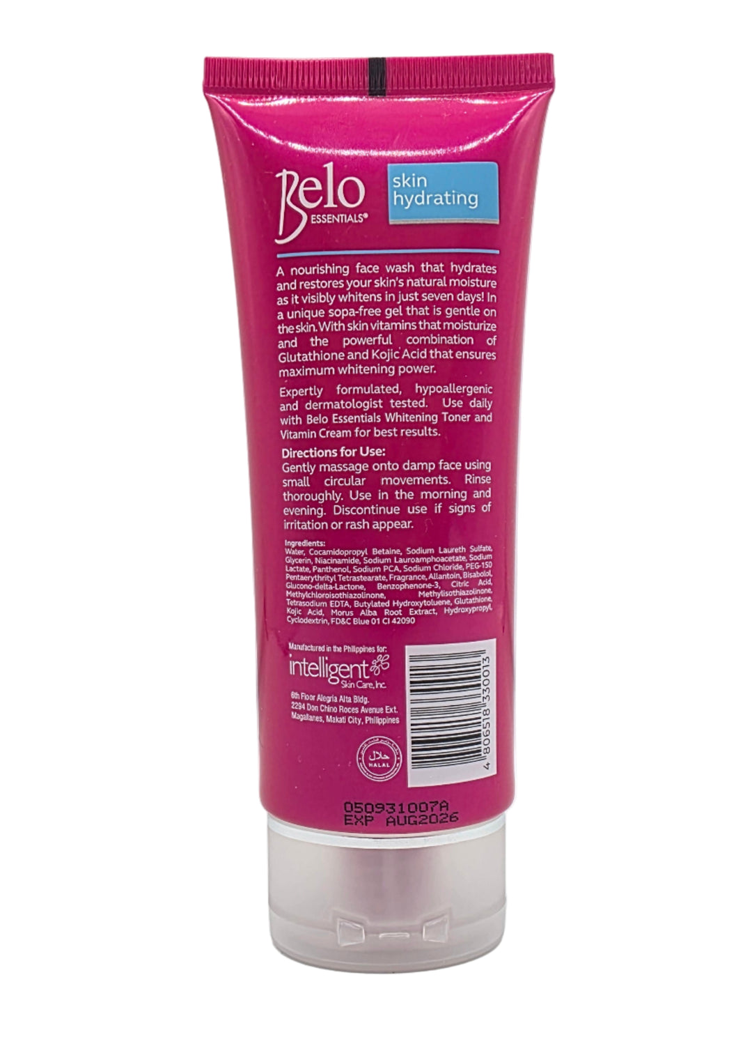 Belo Essentials Skin Hydrating Whitening Face Wash - 100ml