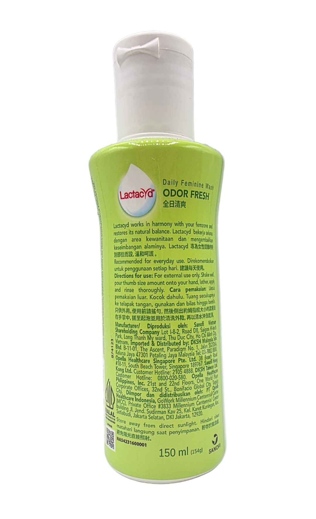 Lactacyd Odro Fresh Feminine Wash - 150mL