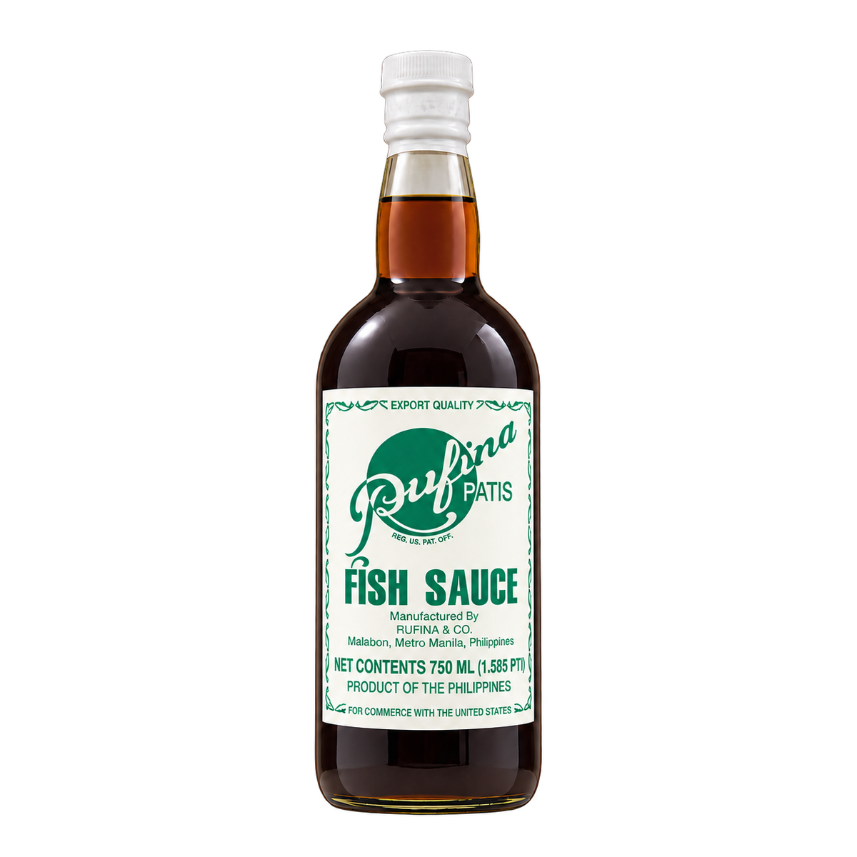 Rufina Patis Fish Sauce - 25oz on a transparent background