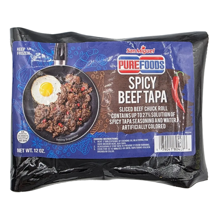 San Miguel Purefoods SPICY Beef Tapa - 12oz