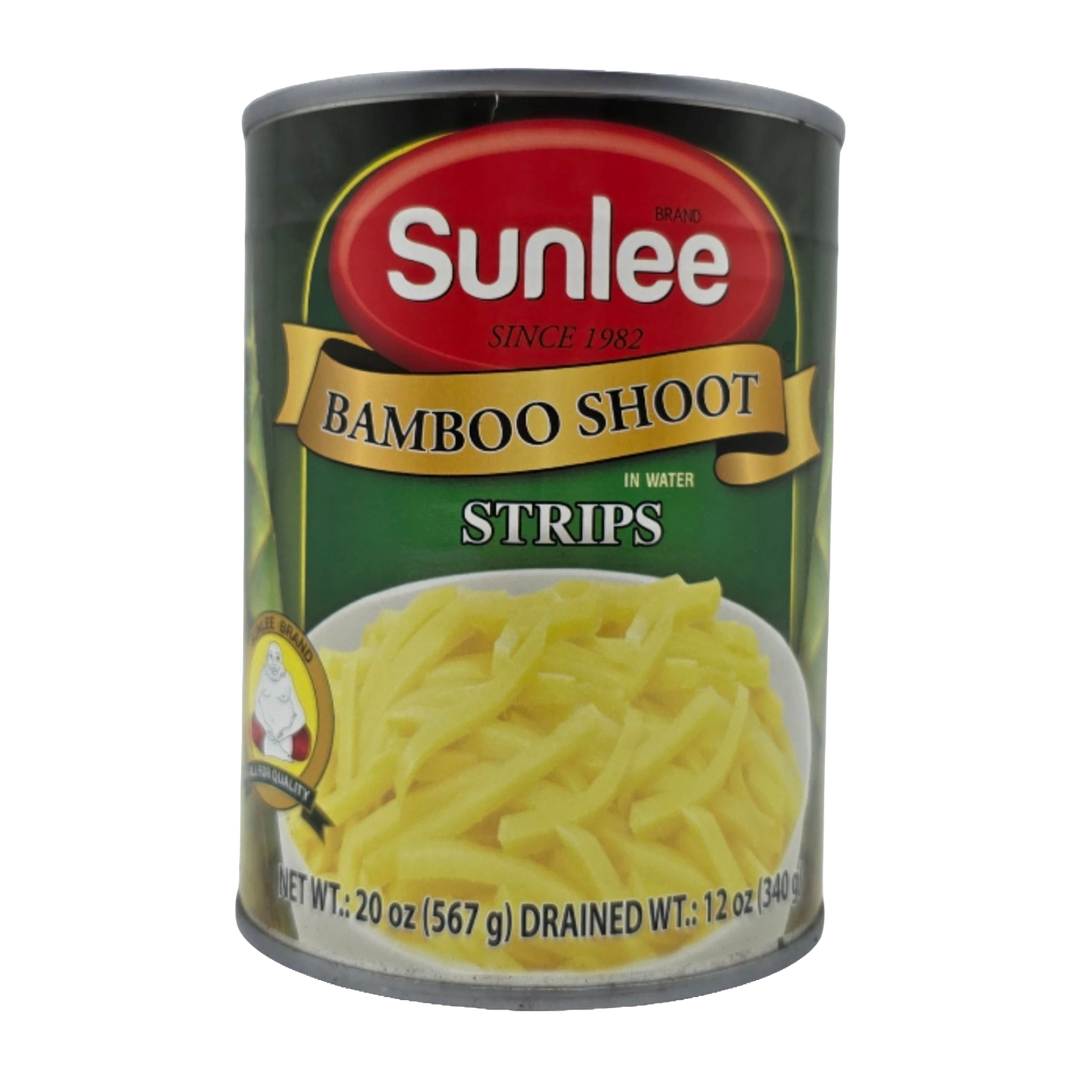 Sunlee Bamboo Shoot in Water Strips - 20oz