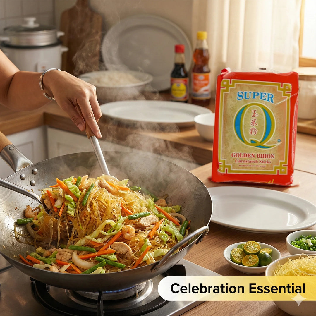 Super Q  - Golden Bihon Cornstarch Sticks - 16oz