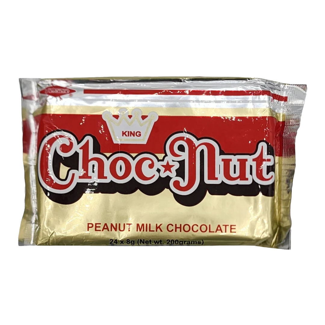 Unisman King Choc Nut Peanut Milk Chocolate 24x8g (200g)
