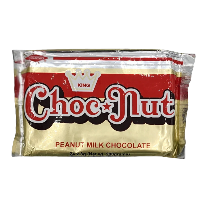 Unisman King Choc Nut Peanut Milk Chocolate 24x8g (200g)
