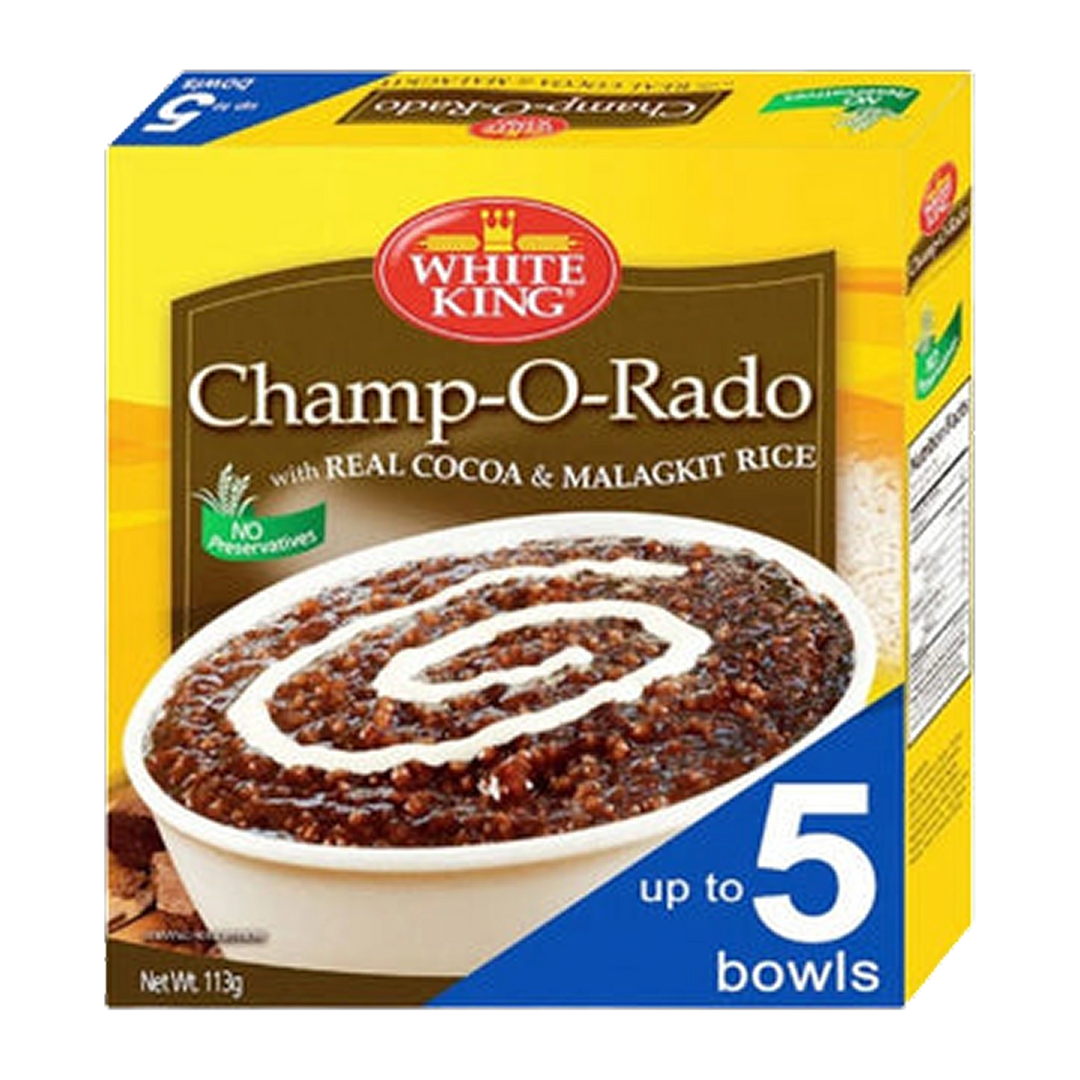 White King Chocolate Rice Porridge (Champorado) Mix - 113g on a transparent background